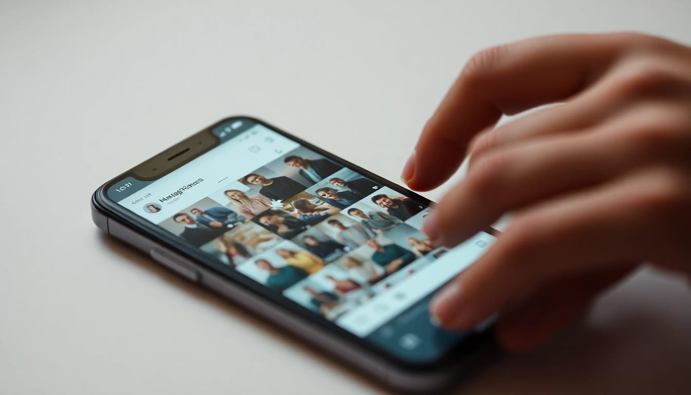 Instagram Follower kaufen visuell darstellen: Aktive Follower-Anzeige auf modernen Smartphones.