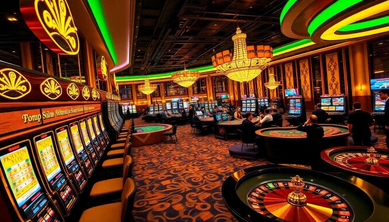 Place your bets at https://x88casino.net/ in an exciting online casino setting with vibrant tables and players.