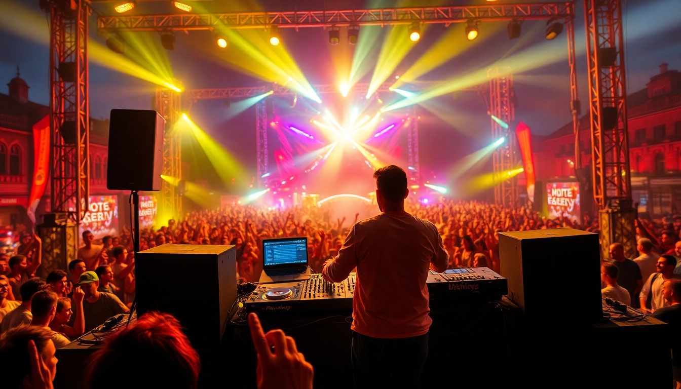 DJ in München begeistert das Publikum mit energetischer Performance.