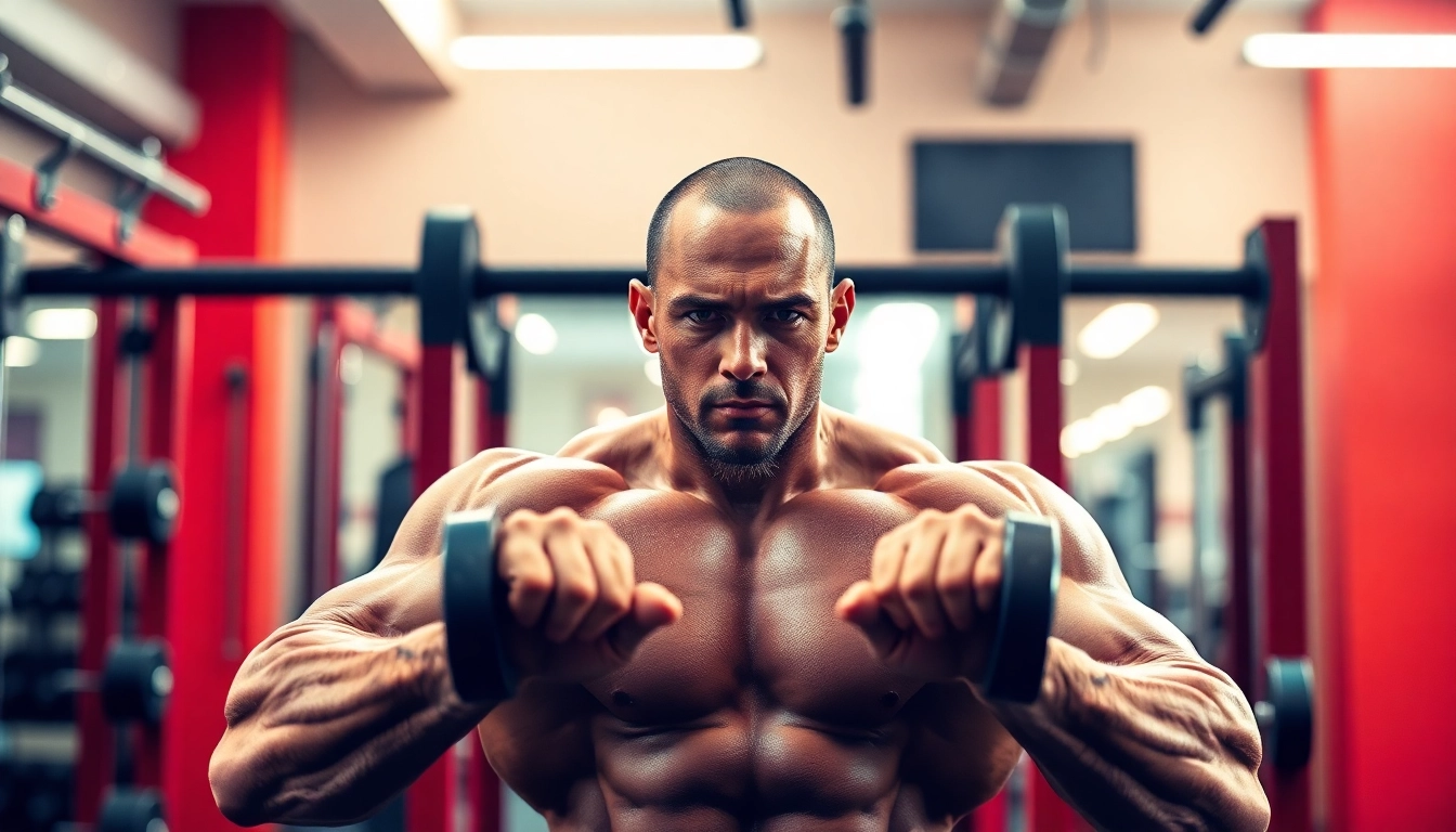 Androbal Testosterone Compound enhances performance in muscle training sessions.