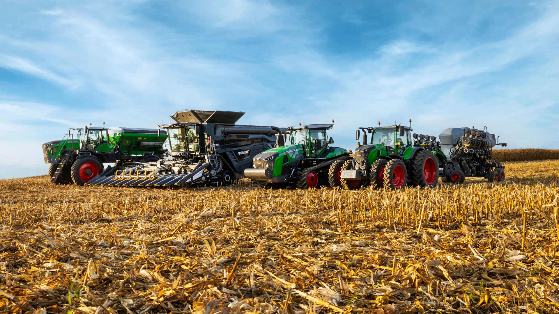 Moderne Landwirtschaft mit Fendt Vario-Traktoren