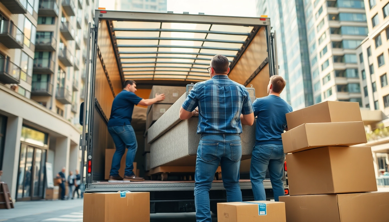 Umzugsunternehmen Worms - moving team efficiently loading furniture into a truck