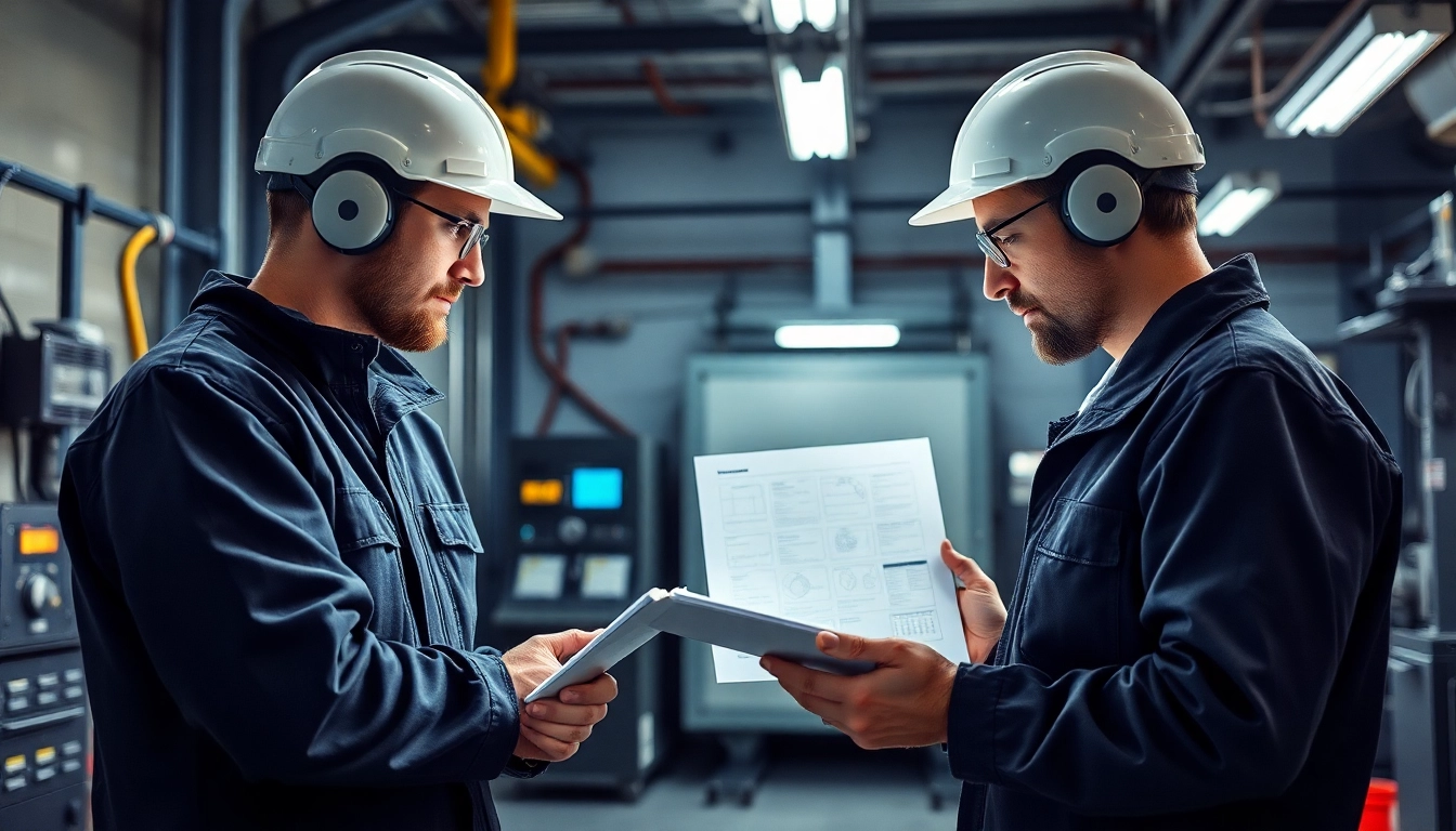 Techniker führt eine DGUV V3 Prüfung durch und dokumentiert Mängel professionell.