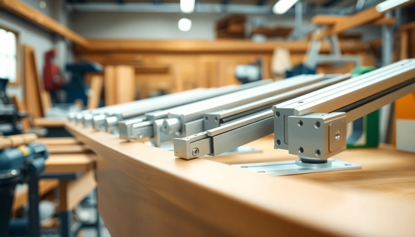 Hochwertige Bewegung der Drawer Slides Supplier in einer modernen Werkstatt darstellen