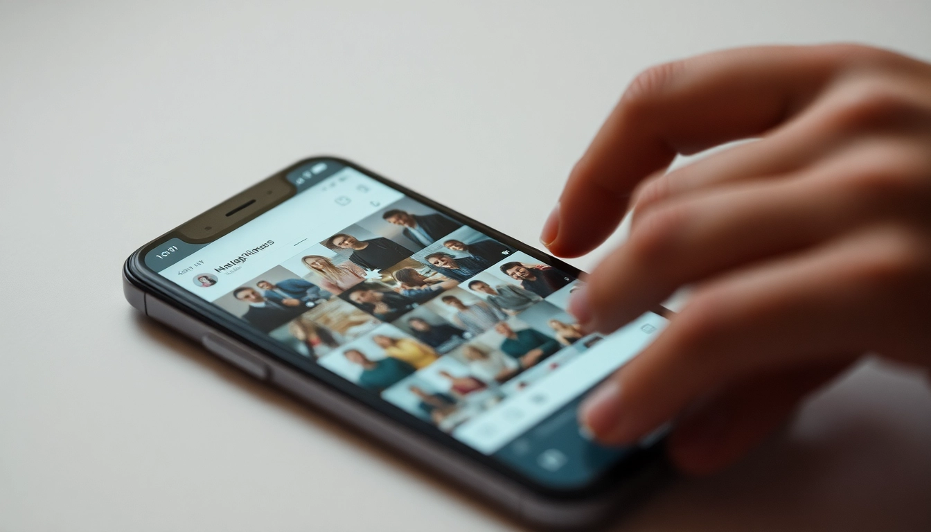 Instagram Follower kaufen visuell darstellen: Aktive Follower-Anzeige auf modernen Smartphones.