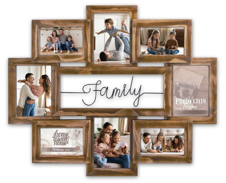 Bilderrahmen-Multirahmen-Collage-8-Fotos-braun-1-Stk-4x-10x15-cm-und-4x-13x18-cm-121640