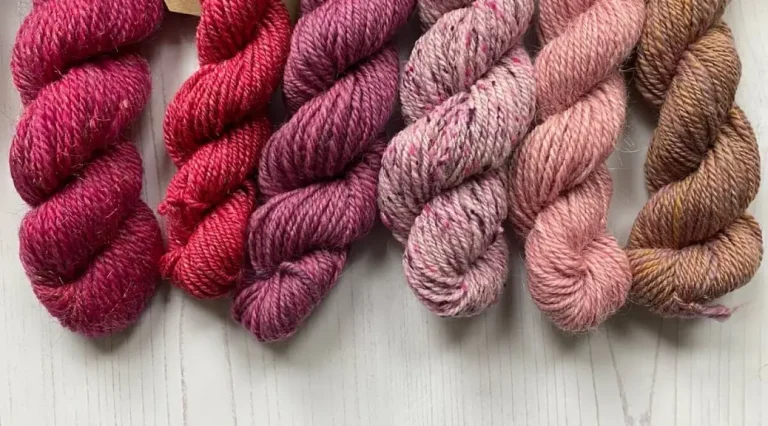 Pink-mini-skeins-by-eleanor-shadow