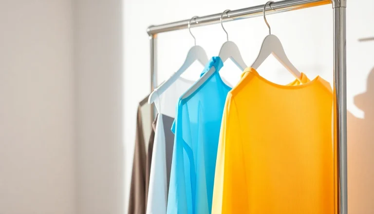 Kunststoff kleiderbügel auf einem eleganten Ständer, ideal für stilvolle Garderobenorganisation.