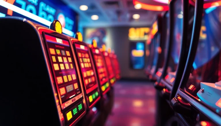 Gewinne mit dem Slot Park Bonus Code spannende Preise an einem modernen Spielautomaten.