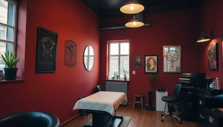 Professionelles Tattoo Studio München mit einzigartigen Designs und freundlichem Ambiente.