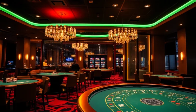 Spielen Sie im Casino ohne Anmeldung für ein sofortiges Glücksspielerlebnis mit stilvollen Tischen und modernes Ambiente.