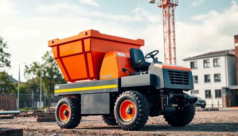 Minibagger mieten Hannover: Kompakter Minibagger in Aktion auf einer Baustelle in Hannover.