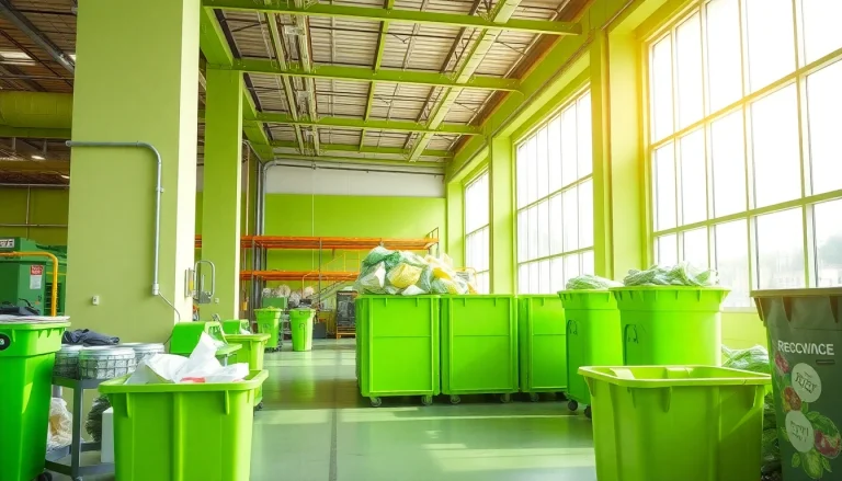 Engaging view of Schrotthandel Remscheid’s eco-friendly recycling operations under bright daylight.