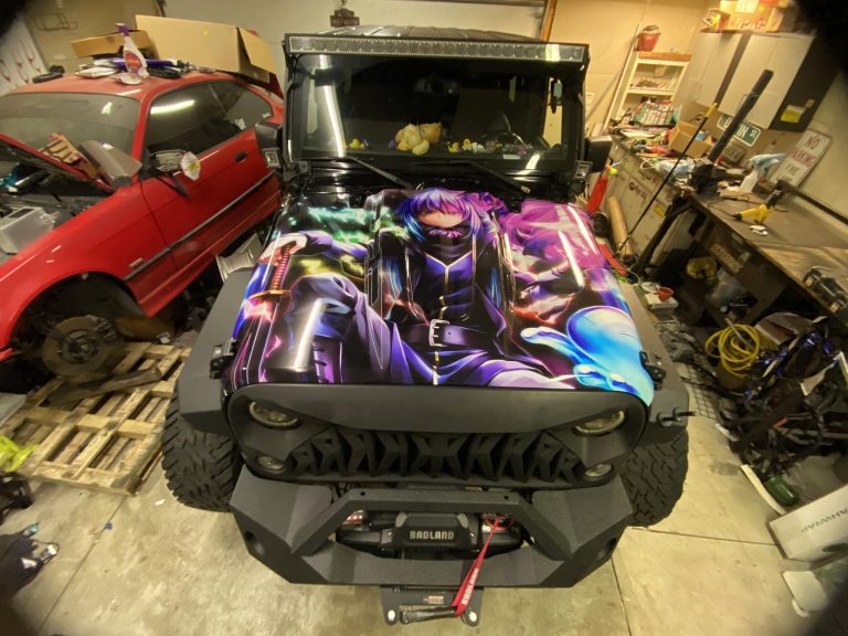 car hood wrap