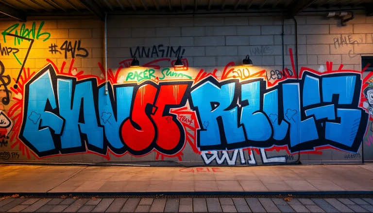 Erlebe Graffiti Frankfurt mit lebendigen Urban Art-Werken, die dynamische Kreativität an urbanen Wänden zeigen.