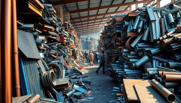 Discover the bustling Schrottplatz Remscheid, where scrap metals like copper and aluminum are processed efficiently.