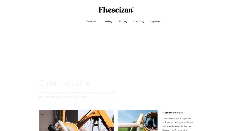 Das Onlinemagazin Deepground zeigt ein ansprechendes Layout mit klaren Inhalten und modernen Designelementen.