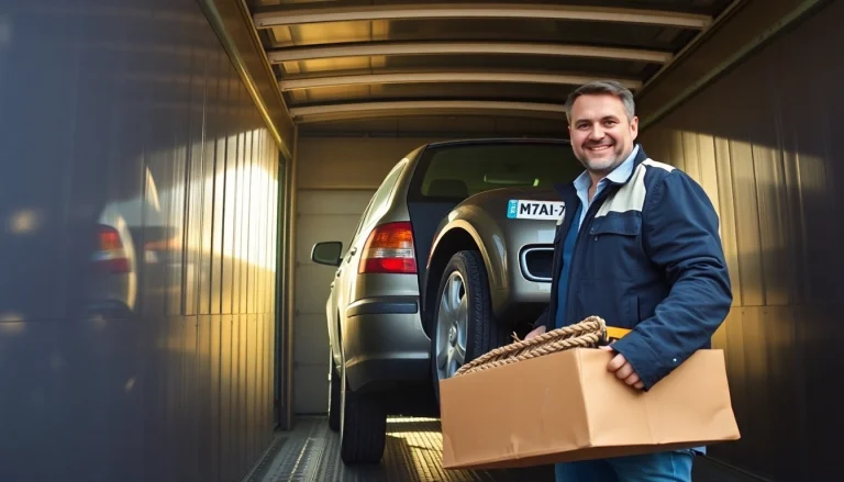 Effiziente Autoverschrottung durch unseren Service, Fahrzeug wird zur umweltgerechten Entsorgung abgeladen.