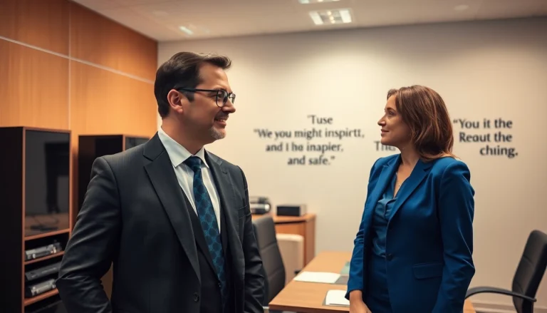 Professioneller Headhunter Hagen berät kliente in einem modernen Büro.