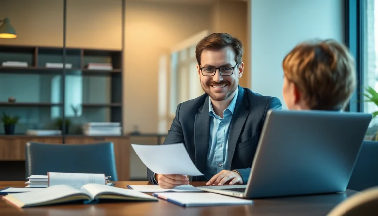 Headhunter Braunschweig berät Kandidaten in einem professionellen Umfeld.