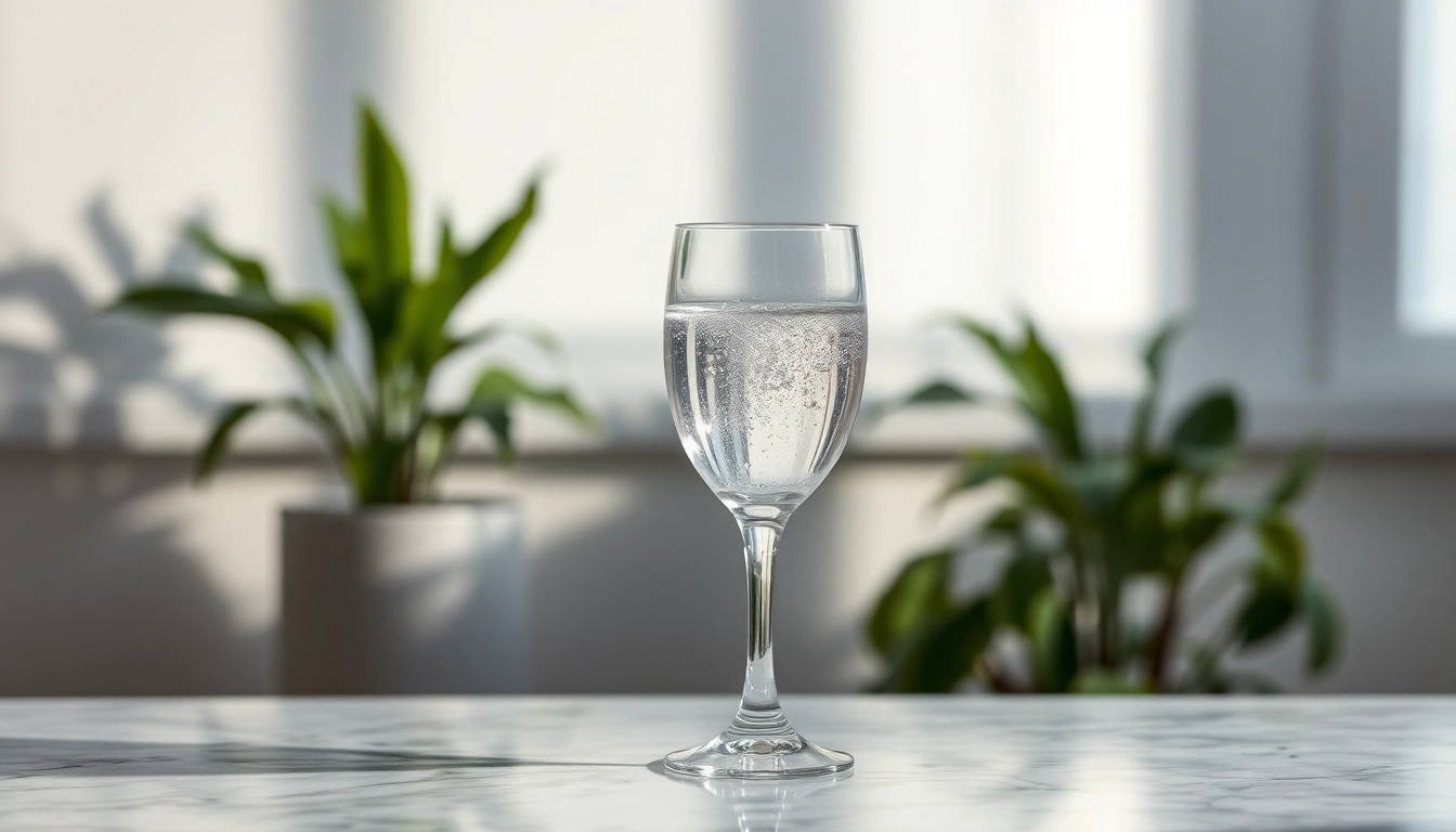 Kolloidales Silber kaufen: Elegantes Fläschchen mit Silberlösung auf Marmor, das die Reinheit betont.