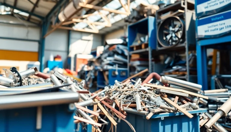 Professioneller Schrotthandel Düsseldorf mit vielfältigen Metallen und Schrottführungen.