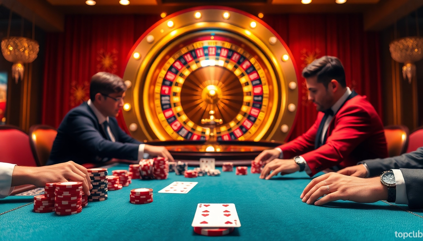 Experience high-stakes poker action at https://topclub.site/ with luxurious tables and elite players.