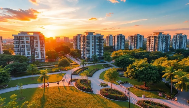 Explore vibrant community life at Tampines St 95 EC with sunset reflections.