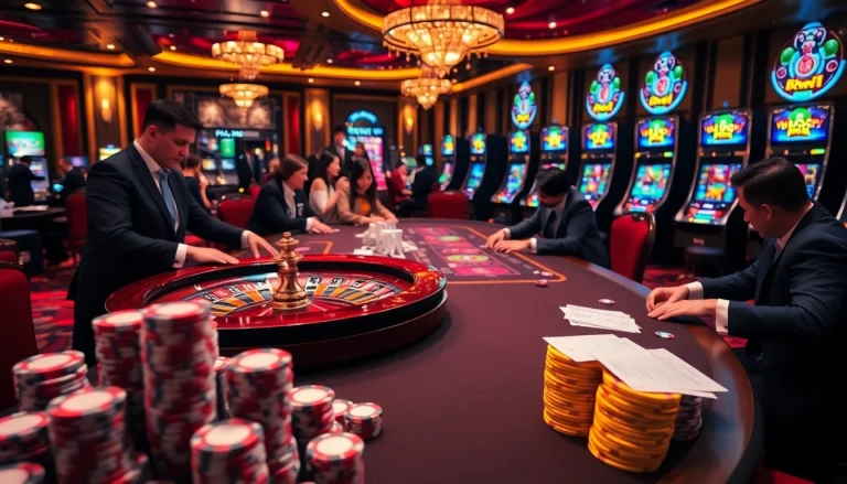 Experience the thrill at 88i nhà cái with exciting casino tables and vibrant betting action.