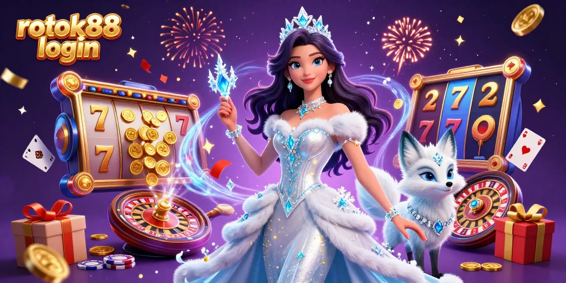 Experience the excitement of rokok88 login with a stunning scene of slot games and golden rewards.
