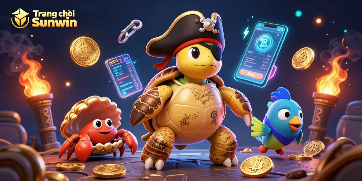 Experience the thrill of Trang chủ Sunwin with the pirate turtle and friends amid treasures.