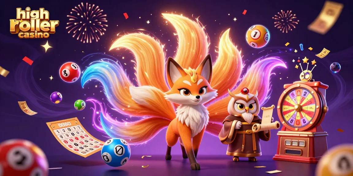 Experience excitement at a high roller casino with vibrant characters and dynamic gaming elements.